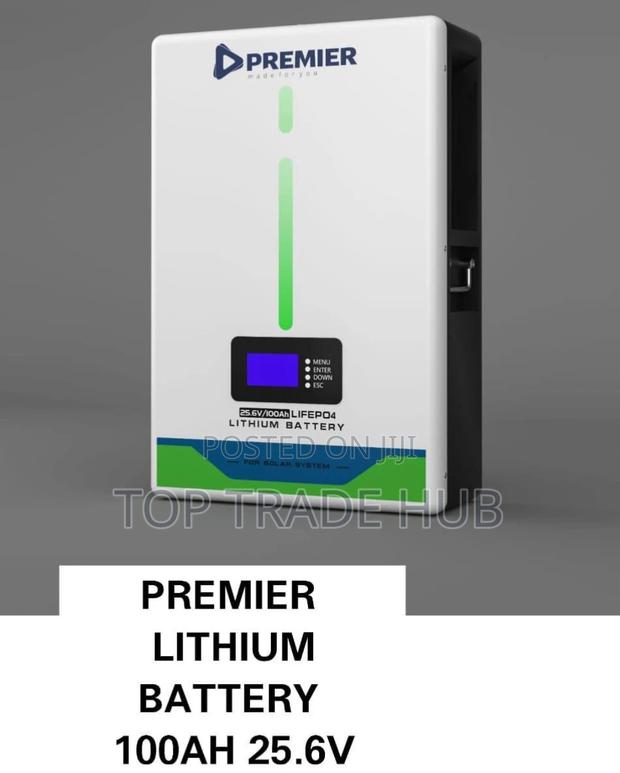 Durable Premier Lithium Ion Battery 100ah 25.6v 2.5kw