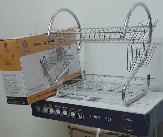 Utensils Dish Rack - Nunix Stain-Free 2 Tier Rack - main view