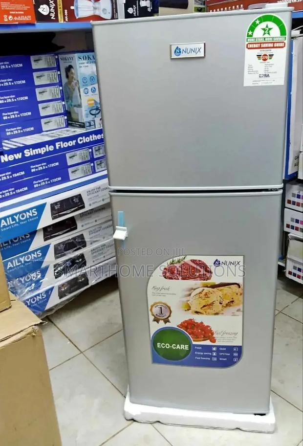 Nunix BCD 138 Litres Double Door Direct Cool - 138l, Silver.