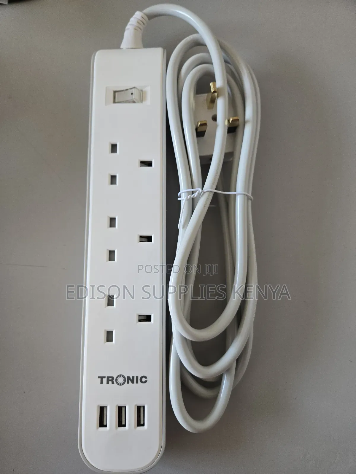 Tronic Extension Cable 3 Way Socket With 3 Usb Ports