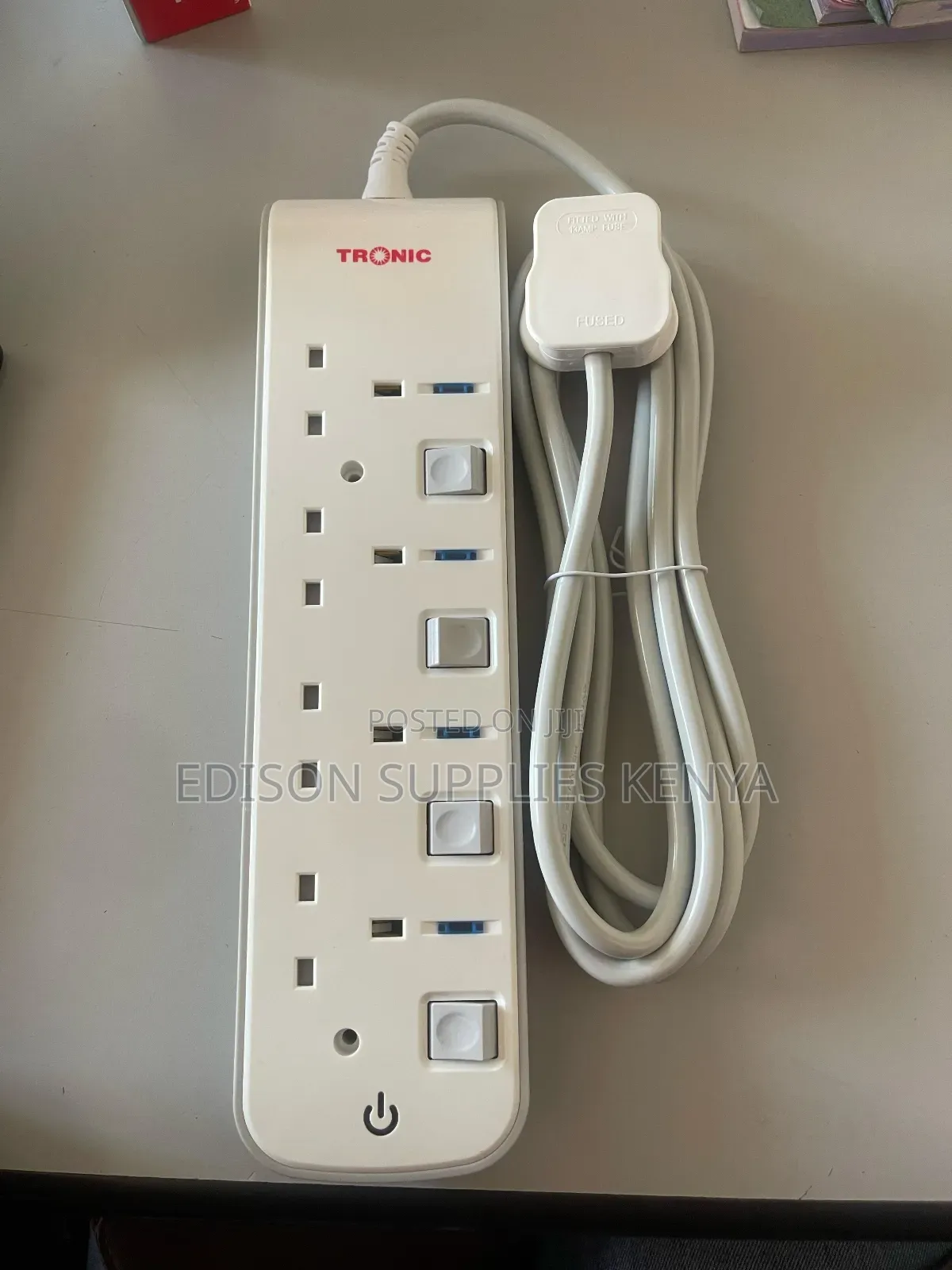 Tronic Extension Cable 4way Individual Shutters Socket Plugs