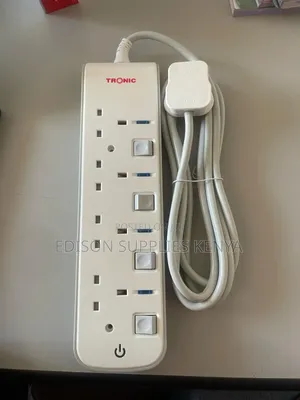 Tronic Extension Cable 4way Individual Shutters Socket Plugs