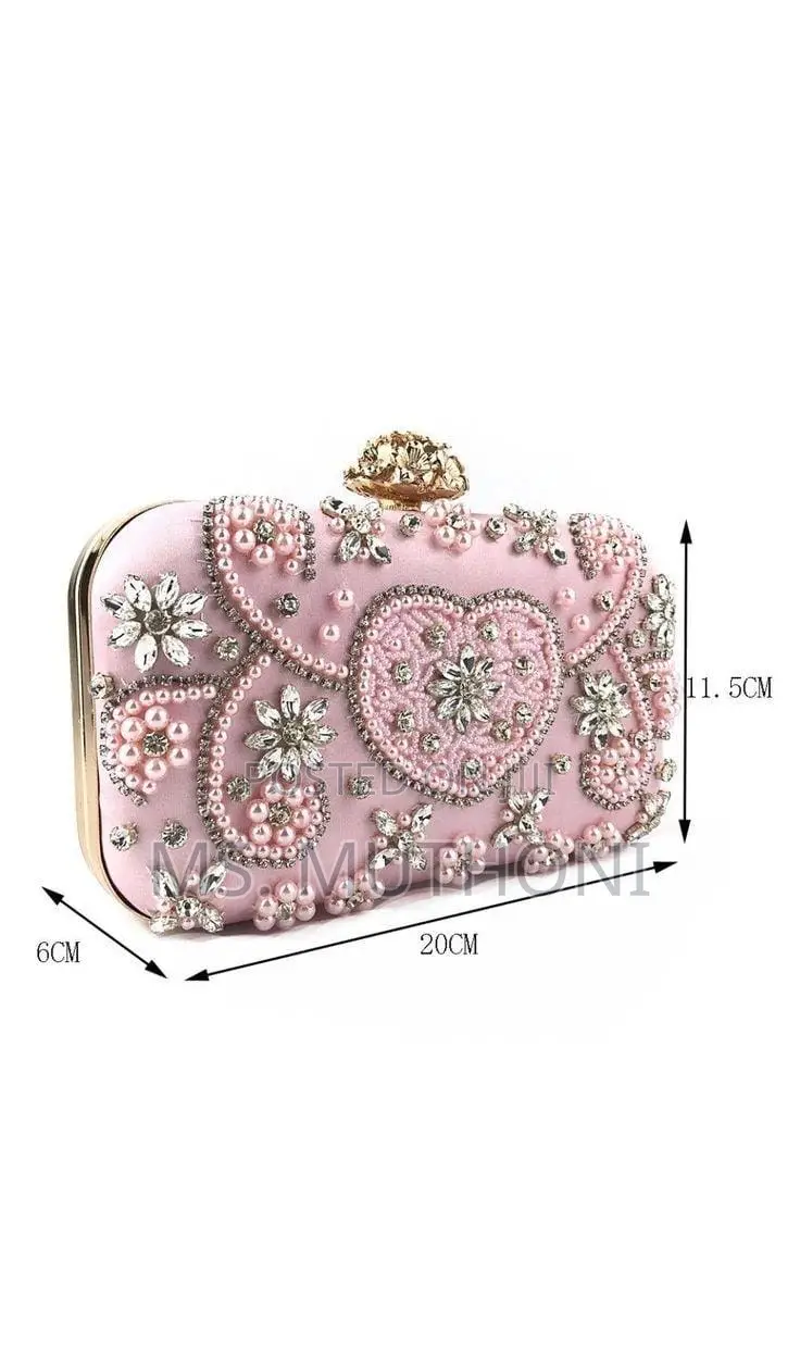 Luxury Lady Rhinestone Hand Clutch Bag