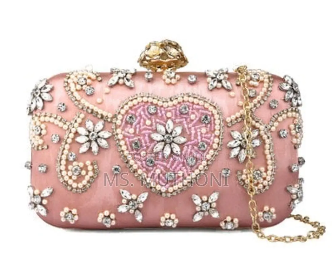 Luxury Lady Rhinestone Hand Clutch Bag