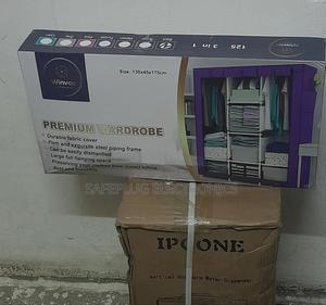 Metallic 3 Columns Wardrobe - Durable and Strong Steel Frame - thumbnail 2