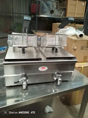 Stainless Steel Double Fryer