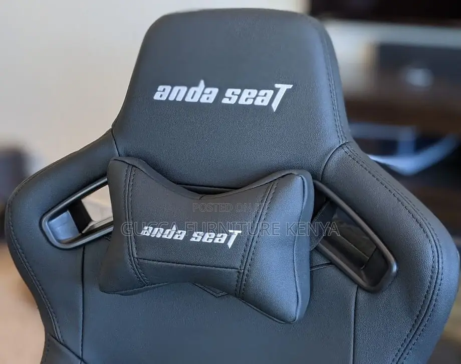 Office Chairs:Ultimate Black Leather Gaming Office Chair