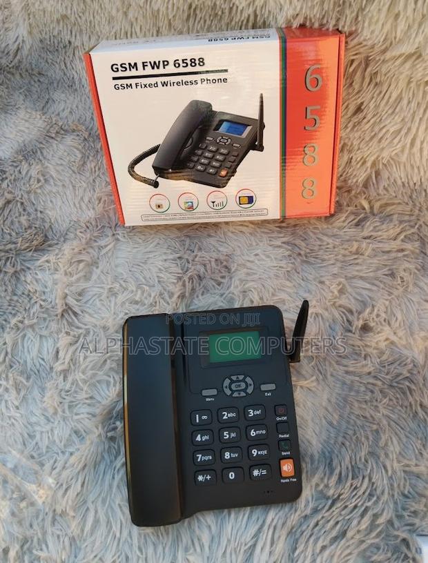 Wireless Landline Home Deskphone, Dual Sim, Remote Network