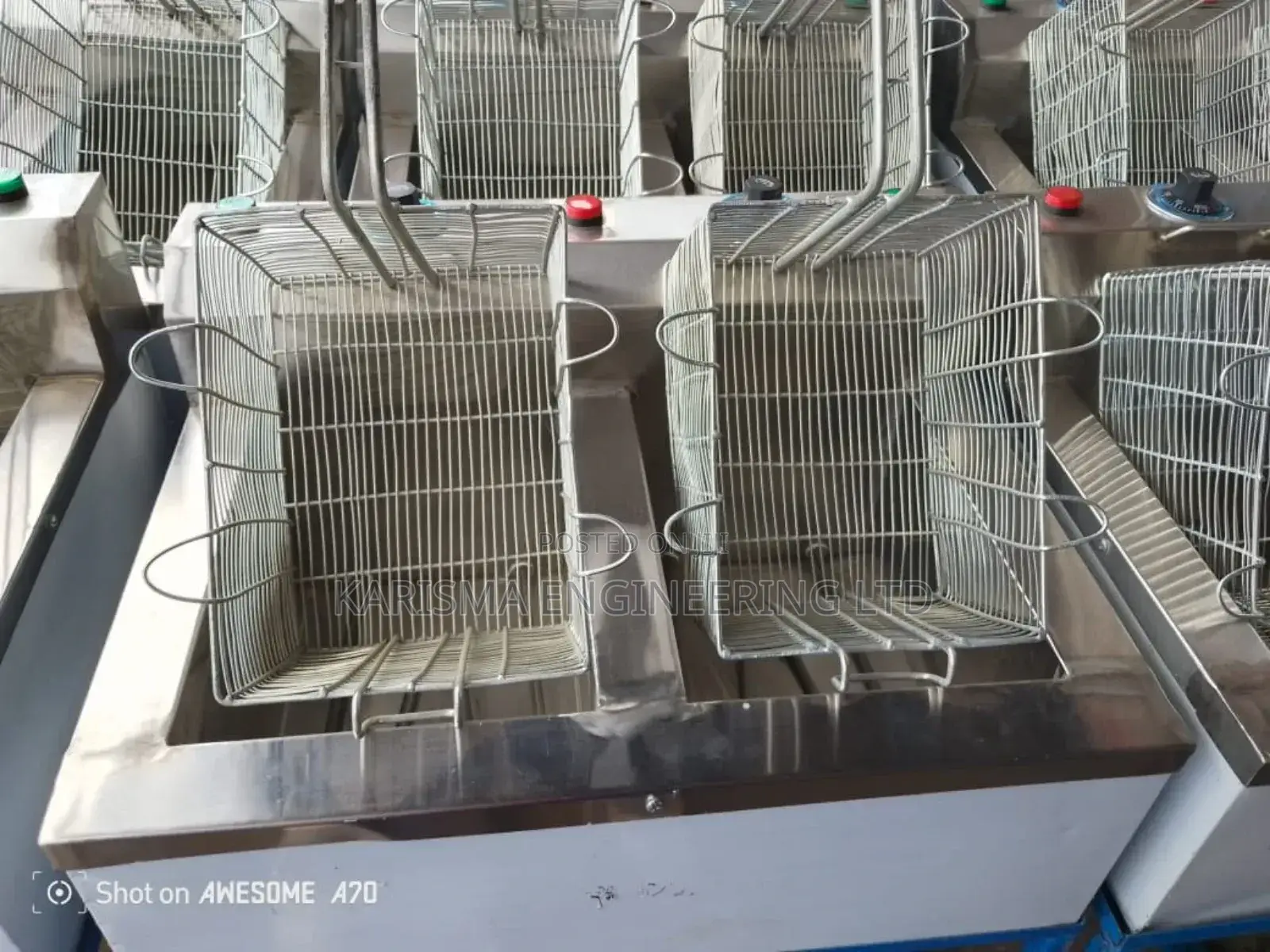 Juakali Double Deep Fryer