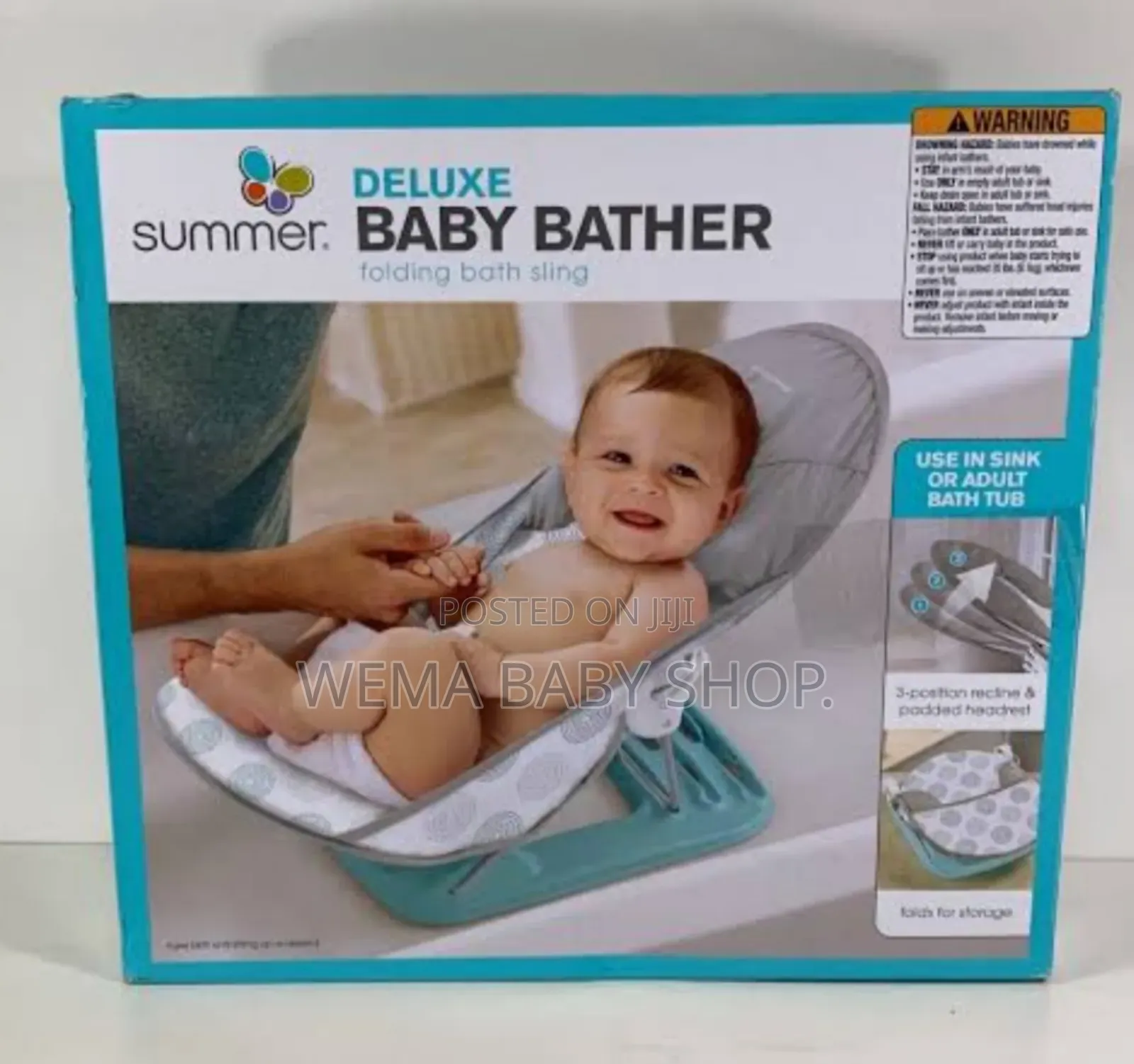 Foldable Deluxe Baby Bath Seat