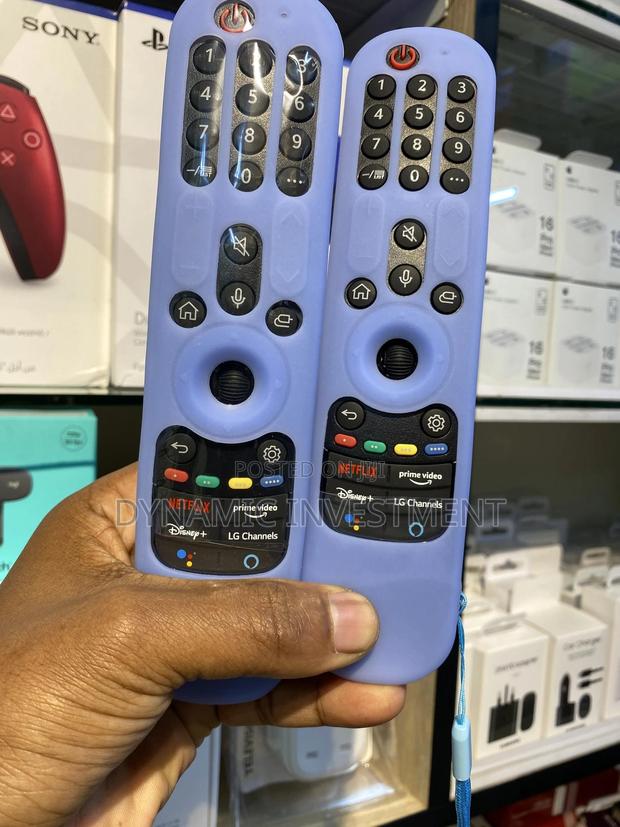 Lg Magic Tv Remote Control With Prime Videos and Cover - main view