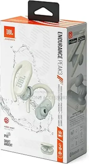 JBL Endurance Peak 3 Bluetooth Earbuds