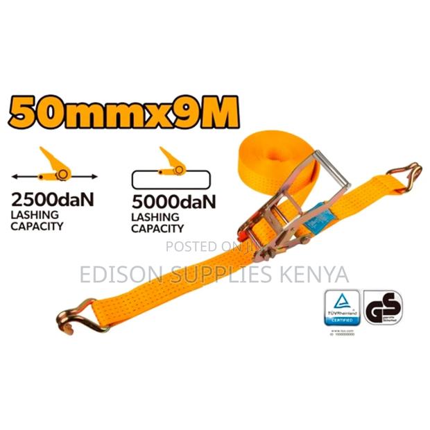 Tolsen Ratchet Tie Down 9 Metres Long By 50mm Luggage Straps