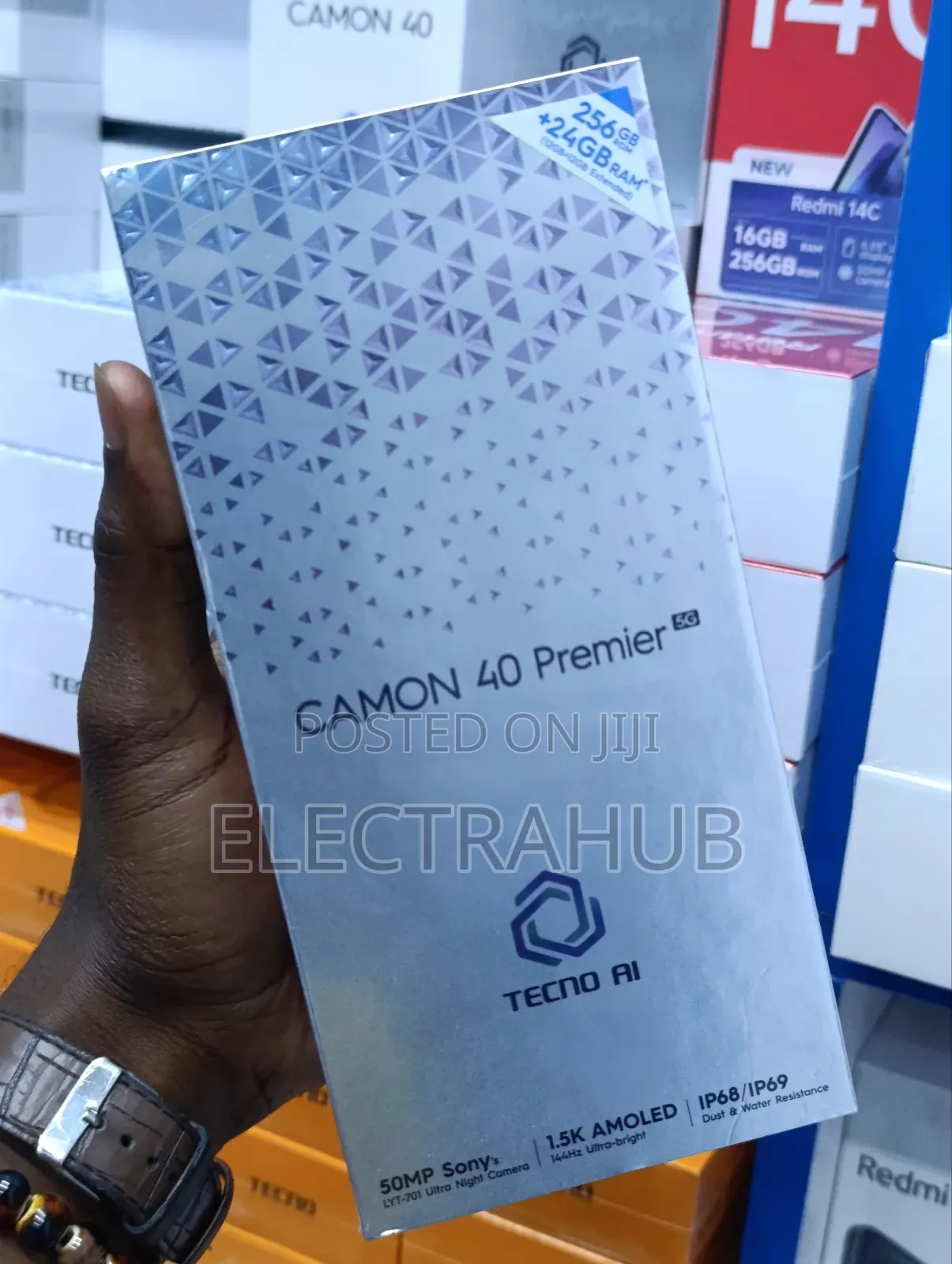 New Tecno Camon 40 Pro 256 GB Black