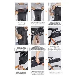 Rockbros Foldable Touring Saddle Bag
