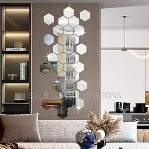 Creative Hexagon Decor Mirrors