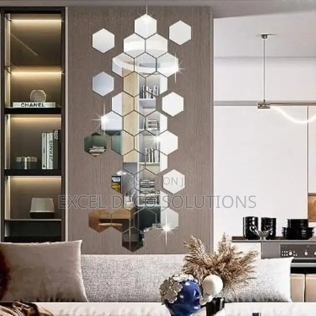 Creative Hexagon Decor Mirrors