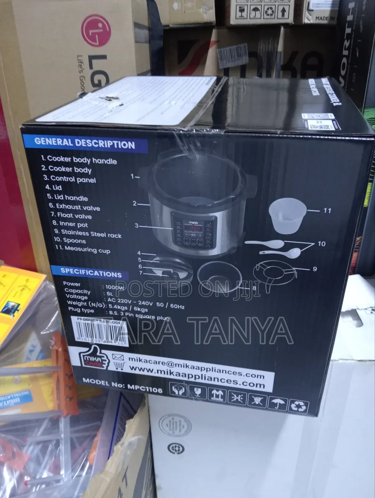 Mika Smart Pressure Cooker, 6l, Ss