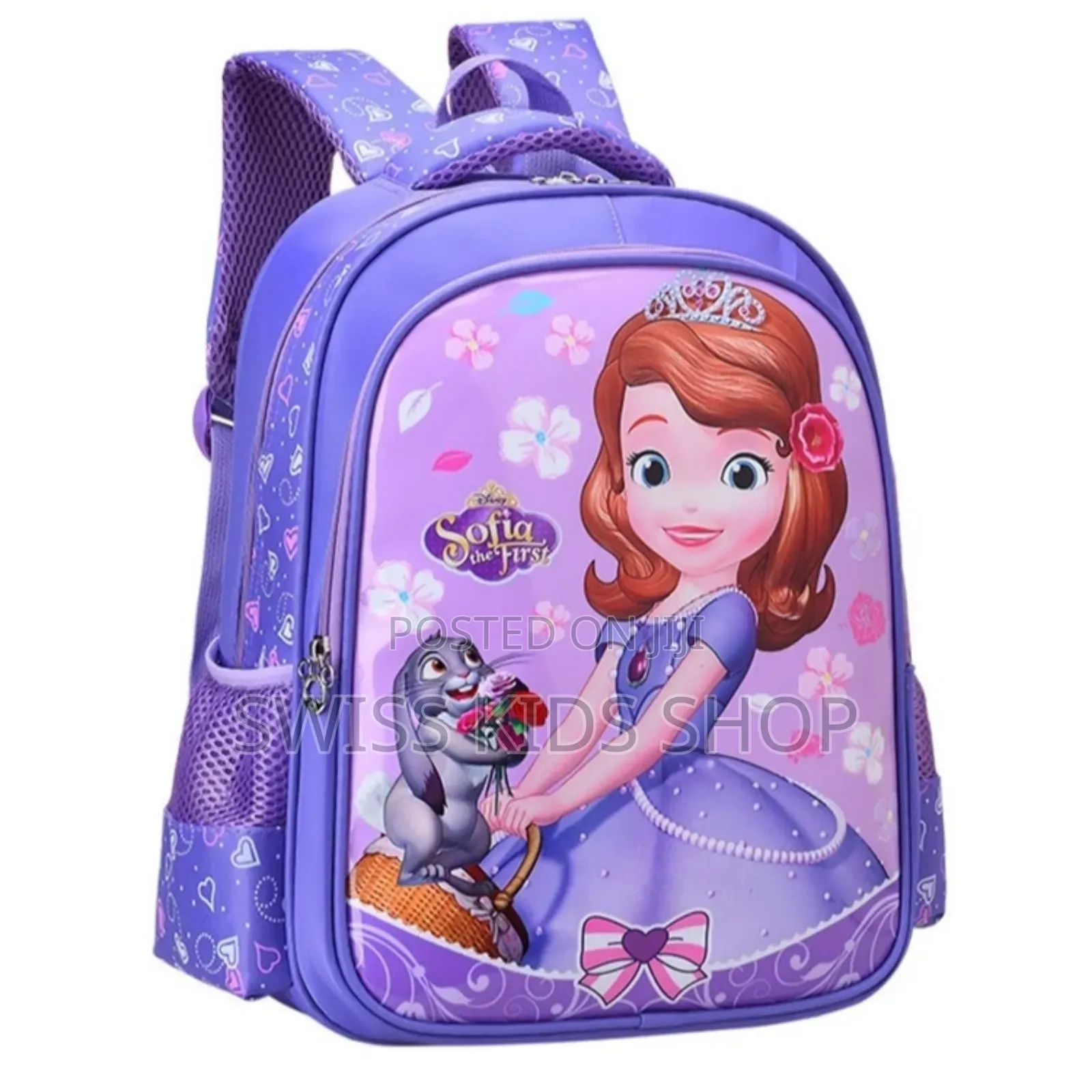 Sofia the First School Bag for Grade 1 and 2 Girls.
