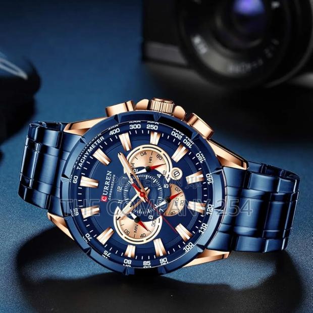 Quality Gent Business Official Currency Wrist Watch