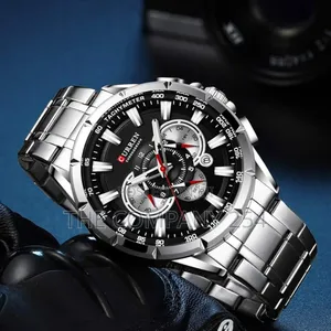 Quality Gent Business Official Currency Wrist Watch
