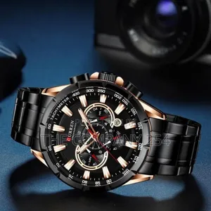 Quality Gent Business Official Currency Wrist Watch