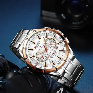 Quality Gent Business Official Currency Wrist Watch