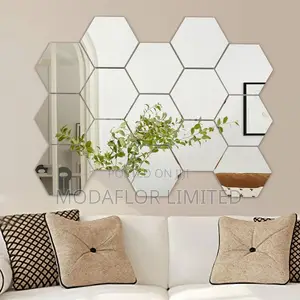 Modern Acrylic Hexagon Mirrors