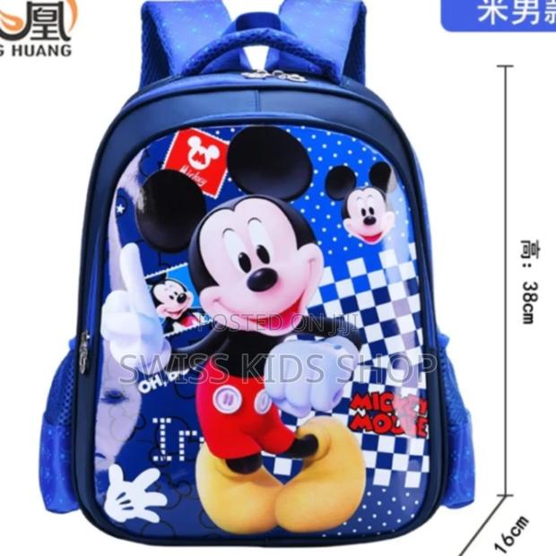 Mickey Mouse Themed School Bag. - main view