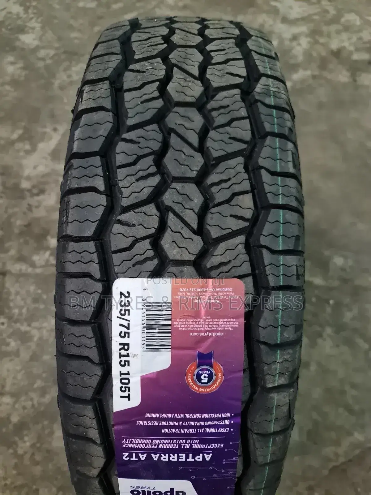 235 /75 R15 Apollo Tyres (Commercial)