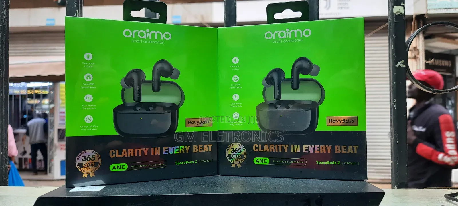 New Oraimo Spacebuds Z(Otw-625)- Black