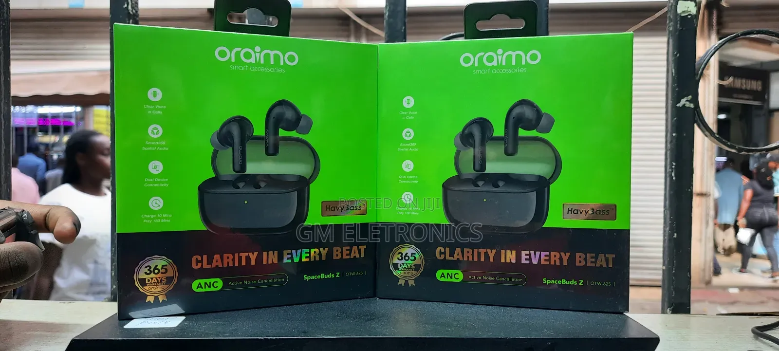 New Oraimo Spacebuds Z(Otw-625)- Black