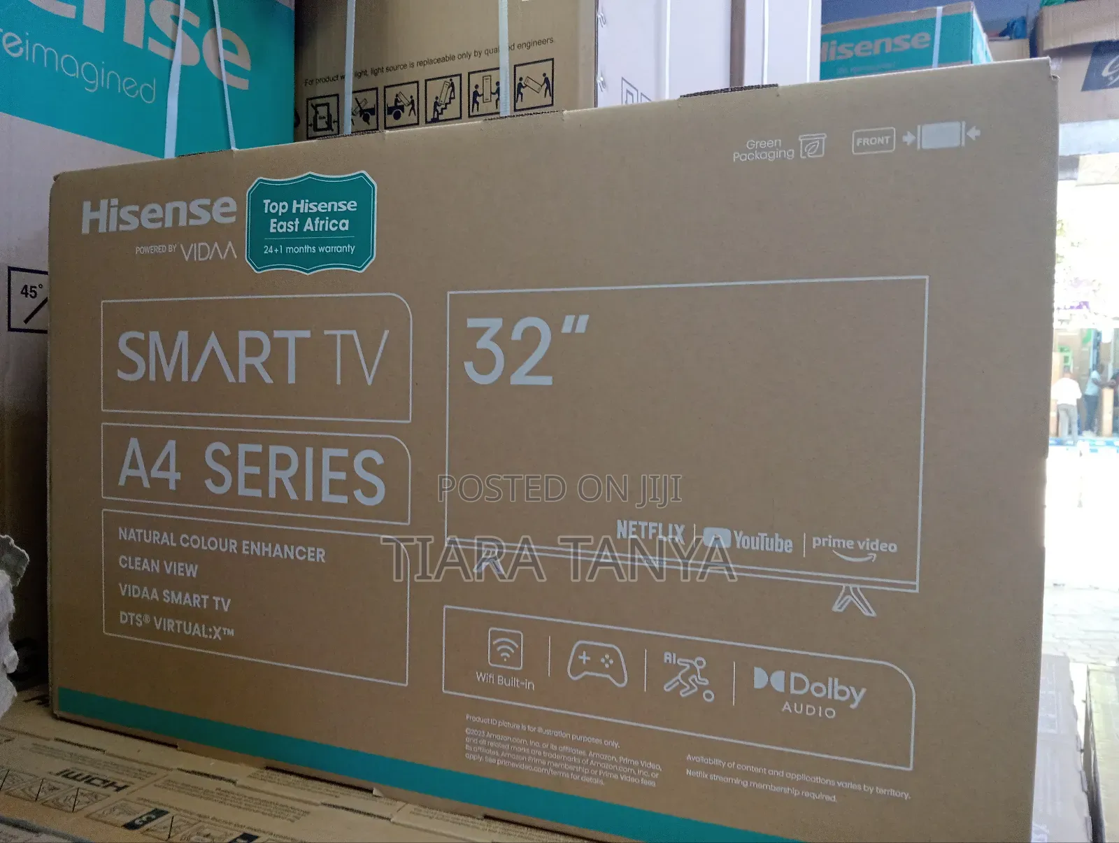 Hisense 32a4 A4series,32" Inch Vidaa Os Frameless Smart