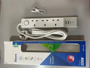 Tronic Ensave Extension Cables Black / White 3 Way With Usb