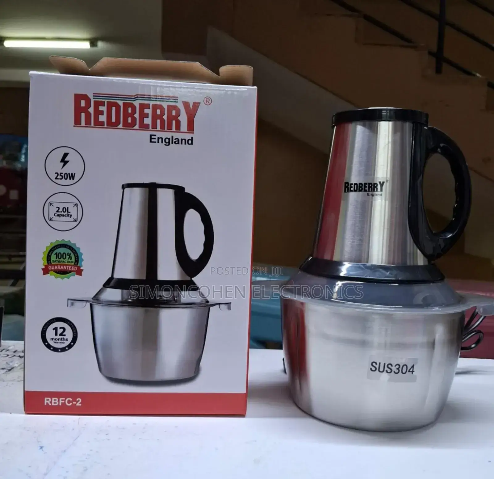 250w Stainless Steel Chopper