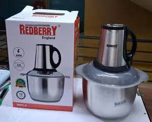 5ltrs Redberry Stainless Steel 
Food Chopper