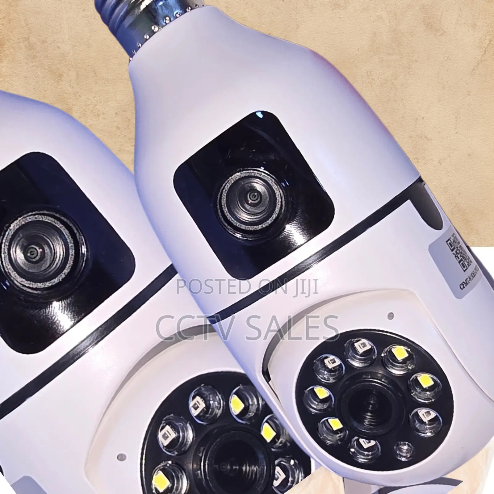 360° Panoramic Wi-Fi E27 Type V380 Bulb 2mp App CCTV Camera