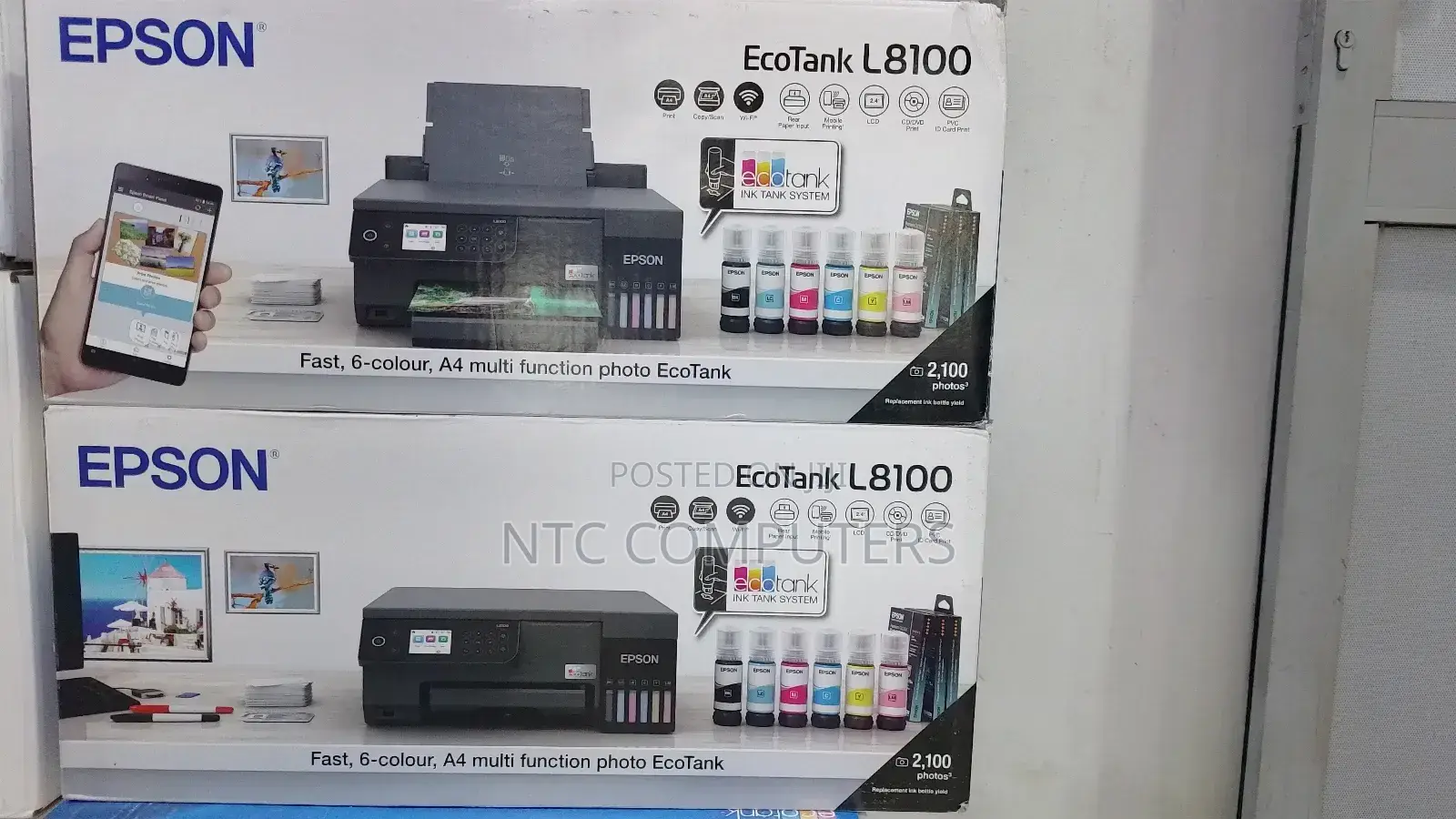Epson Ecotank L8100 A4 Inktank Multifunctional Inkjet