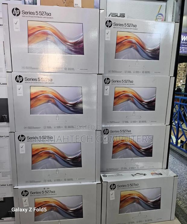 Hp 527sa Series 5 27" FHD Monitor, Integrated Speakers, Whit - main view