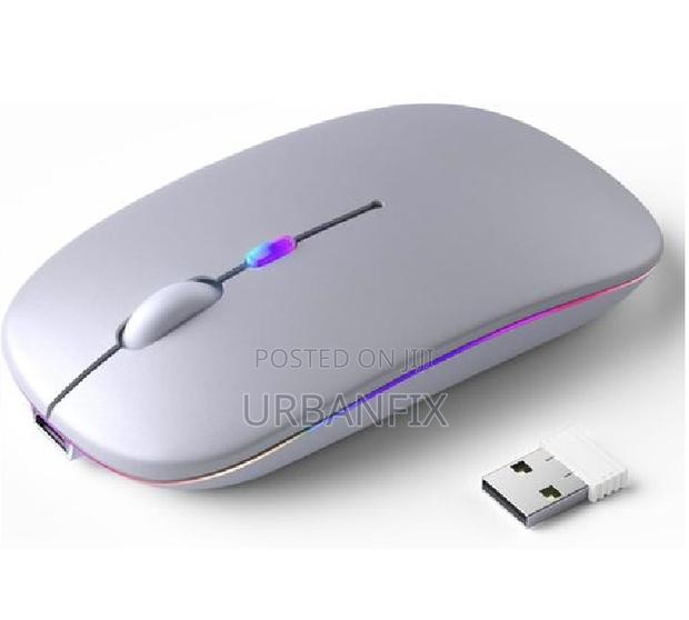 Ultraslim Wireless Rechargeable Mouse With Bt and Usb Dongle