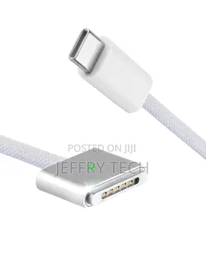 140w Usb-C to Magnetic 3 Cable for Macbook, Nylon Braided F