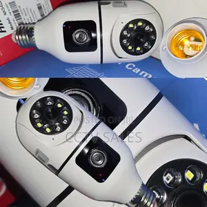 Wireless Stand Alone Camera Double Lens With Smarts Alerts,
