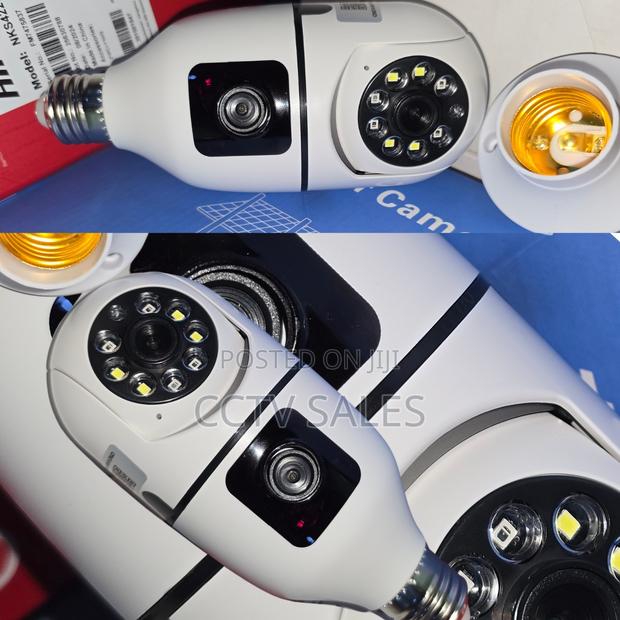 Wireless Stand Alone Camera Double Lens With Smarts Alerts, - main view