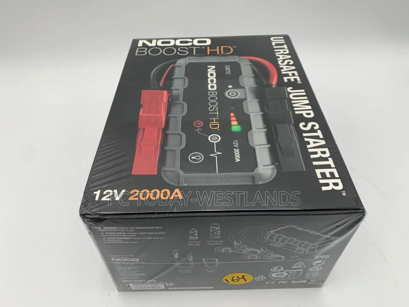 Noco Boost Hd Gb70 2000a Ultrasafe Car Battery Jump Starter
