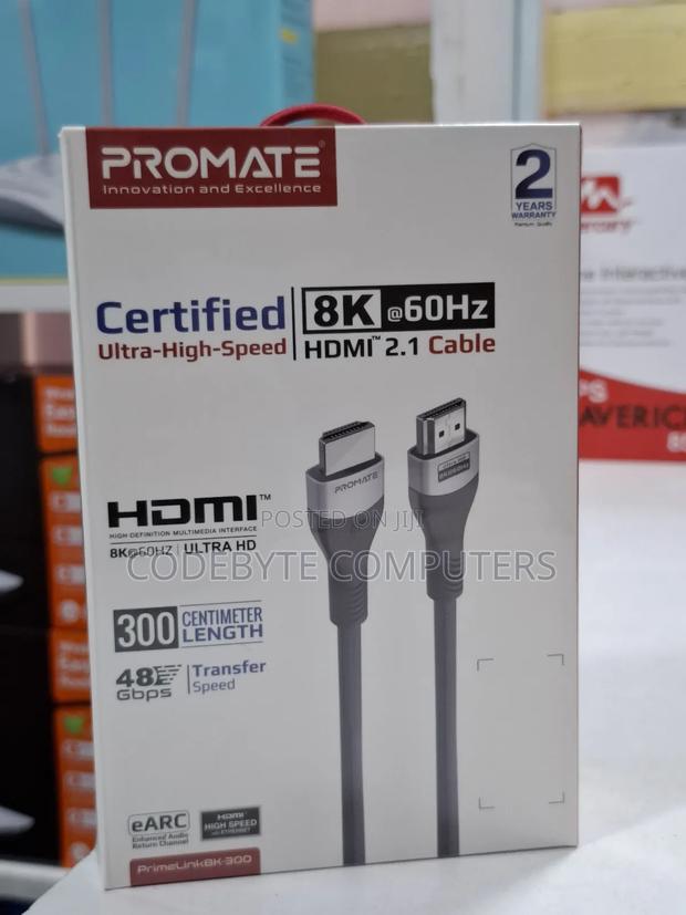 Promate at 60hz Ultra High-Speed Hdmi 2.1 Cable