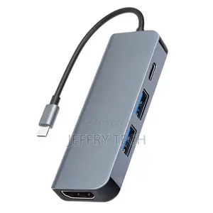 Type C Hub, Hd Display, 4-in-1 Usb 3.0 and Type C Data Ad