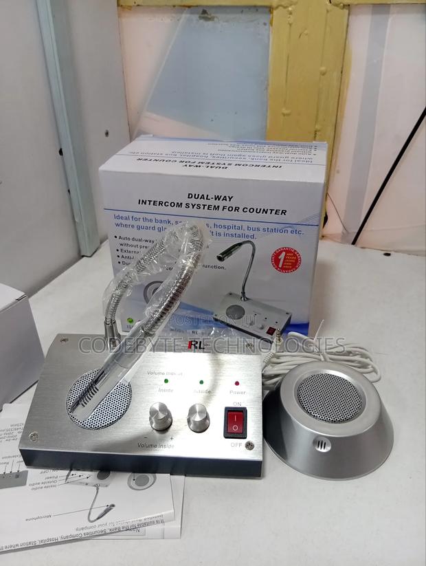 Two-Way Window Intercom System for Counter Rl-9909 - main view