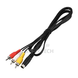 Generation 1.5m 4.9ft 3 Rca Male to 4 Pin S-Video Male Tv Pc