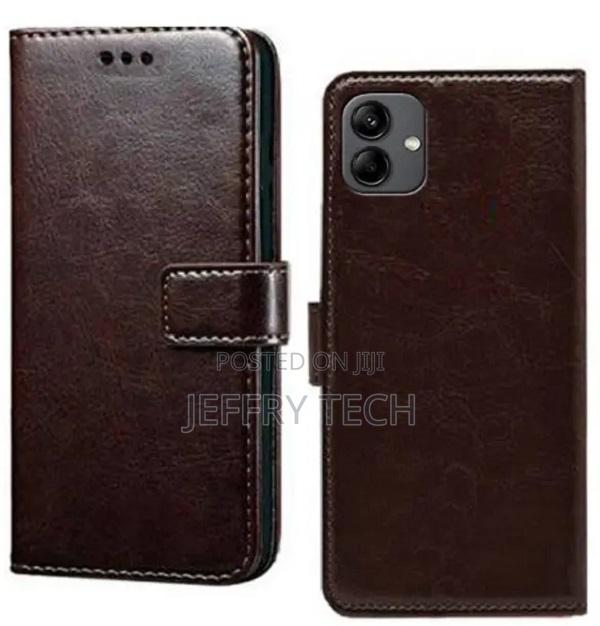 Wynhard Flip Cover for Samsung Galaxy A04 (Brown, Grip Case - main view