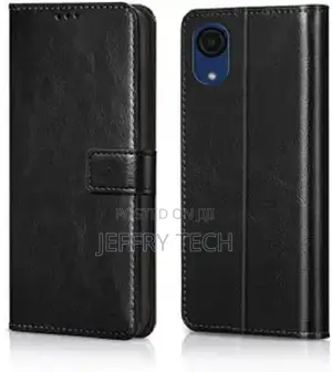 Casotec Flip Cover for Samsung Galaxy A03 Core (Black